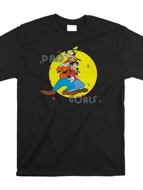 Goofy Fathers Day Disney Cartoon Cute Family Graphic T-Shirt